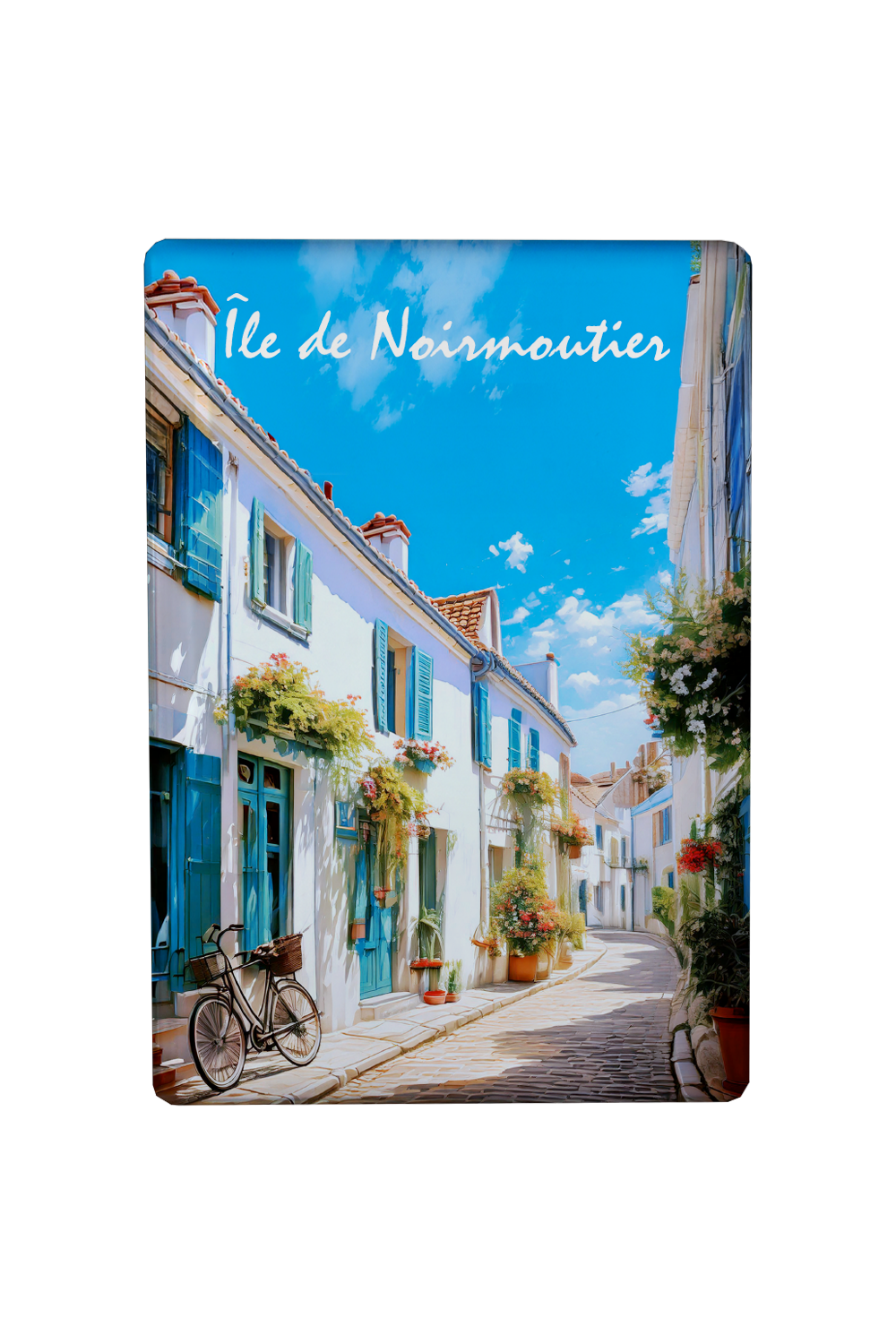 MAGNET NOIRMOUTIER DESSIN RUELLE