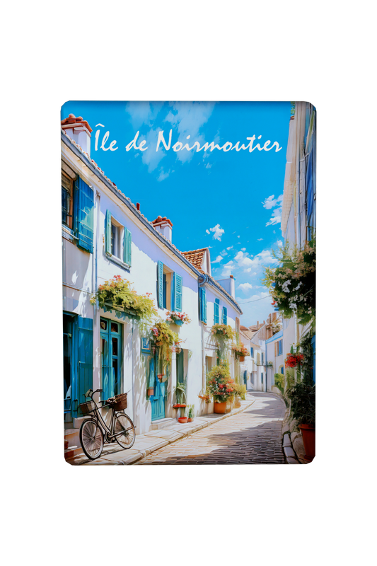 MAGNET NOIRMOUTIER DESSIN RUELLE