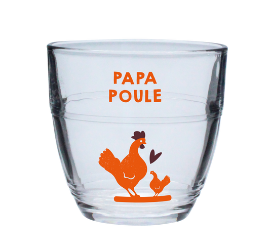 VERRE GIGOGNE PM 16cl DURALEX-PAPA POULE