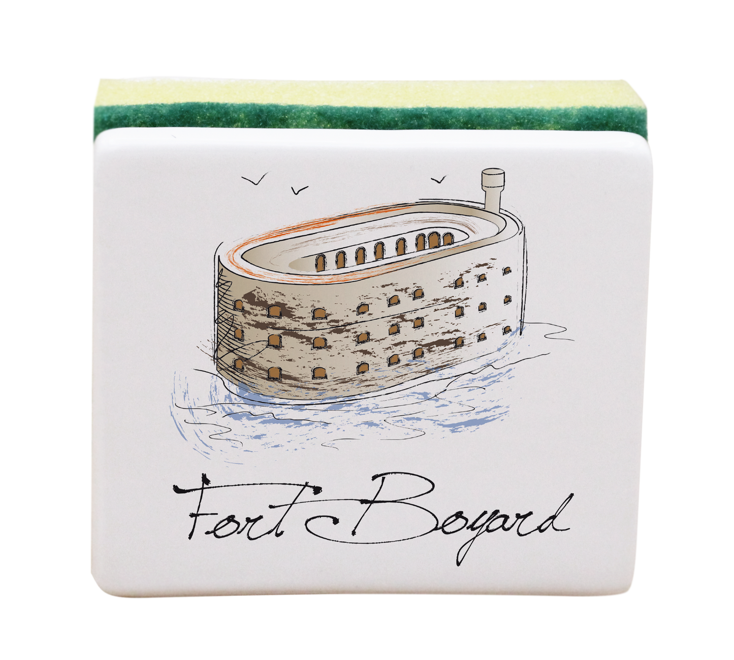 PORTE EPONGE BLANC-FOBOYD