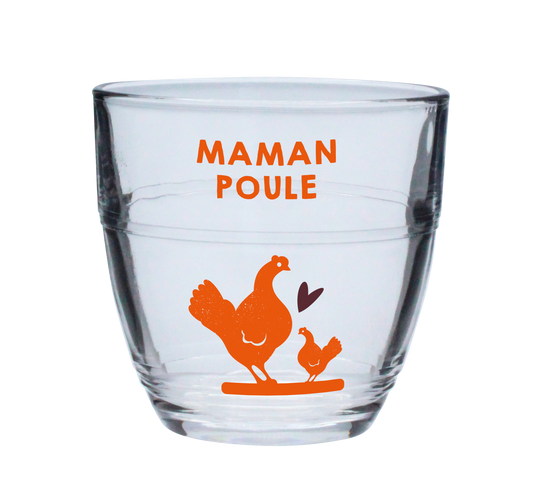 VERRE GIGOGNE PM 16cl DURALEX-MAMAN POULE