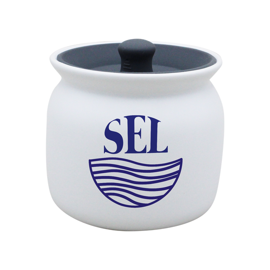 POT BLANC GM COUV. SILICONE GRIS -SELAVEN2