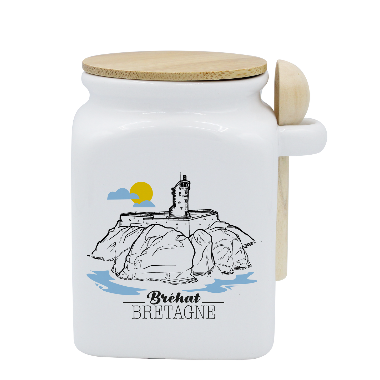 POT BLANC MM COUV. BAMBOO+CUIL. BOIS-BREPAON