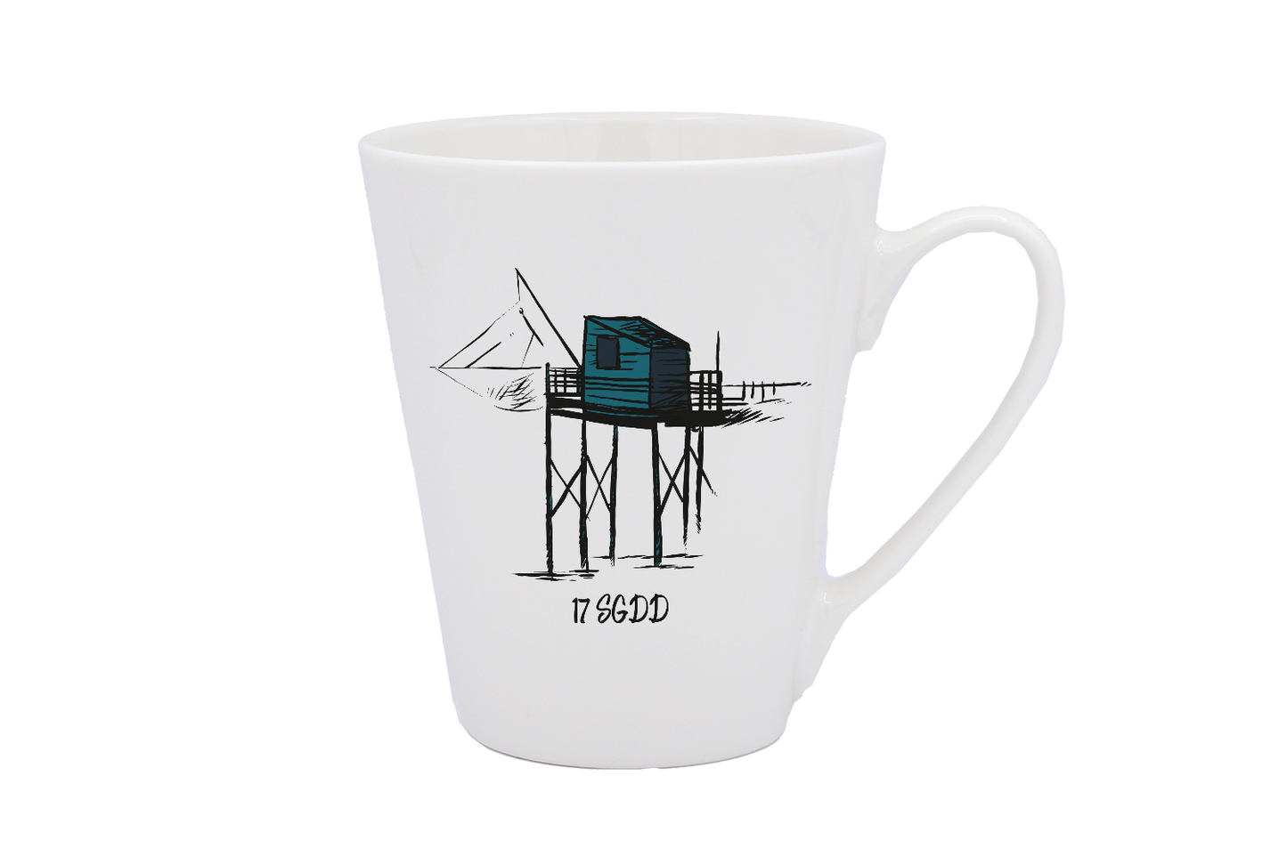 MUG CONIQUE BLANC-CARBLE17