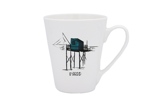 MUG CONIQUE BLANC-CARBLE17